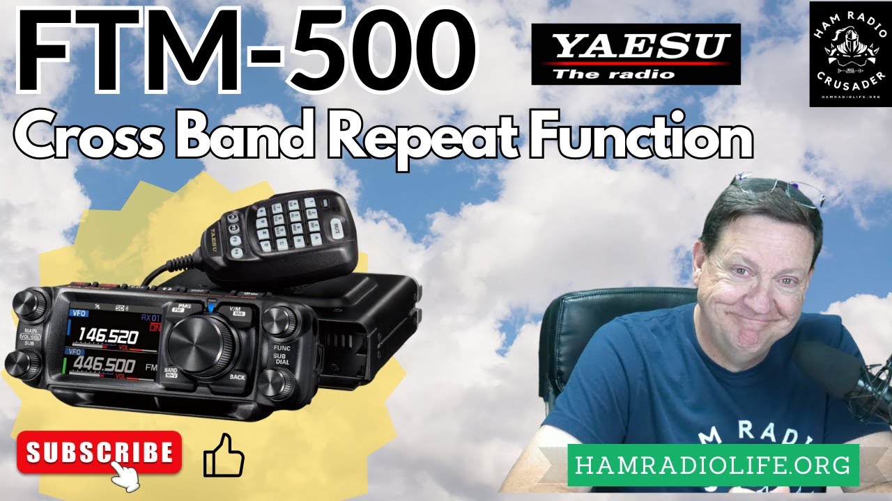 Funkcja powtarzania pasma krzyżowego Yaesu FTM-500DR