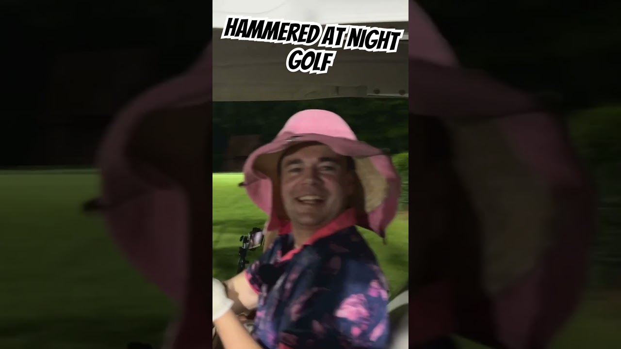 Getting hammered at night golf. #nightgolf #golf #fail  #golfthailand #suomigolf