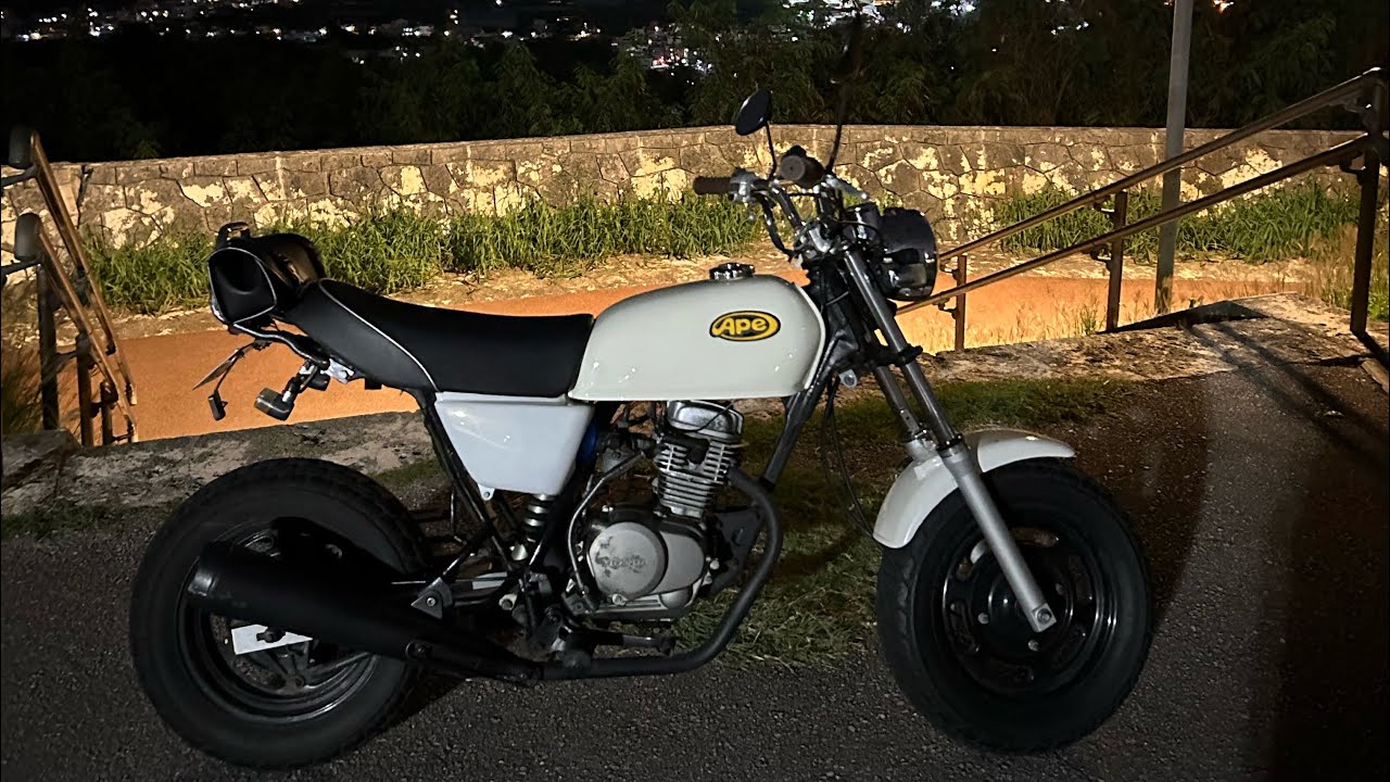 [ape50]涼しい夜をツーリング！🏍