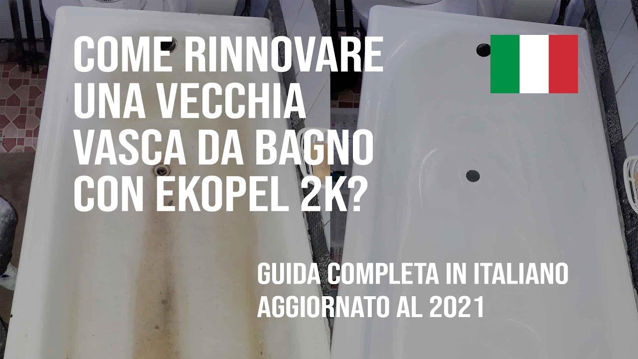 Come rinnovare una vecchia vasca da bagno con EKOPEL 2K