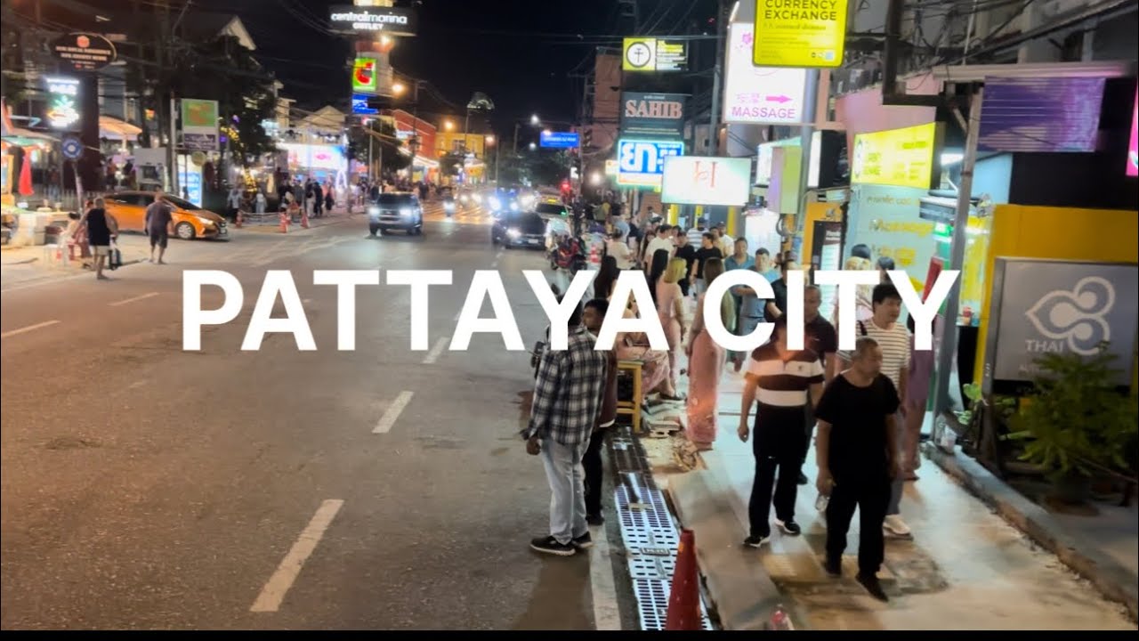 Pattaya city |Night Life pattaya City Walking street Terminal 21 Mall |Pattaya Fruit Market thailand