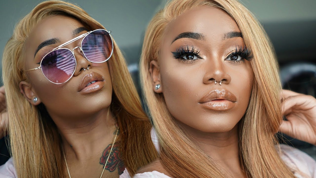 GRWM: Hair and Makeup | My HONEY BLONDE hair 🍯 + My go-to everyday makeup look | Yolissa