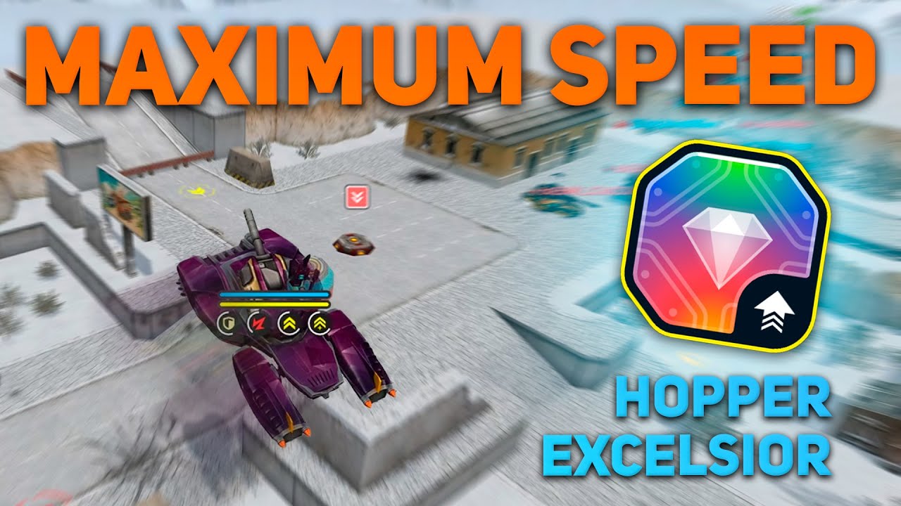 Tanki Online - Maximum Speed with Hopper 