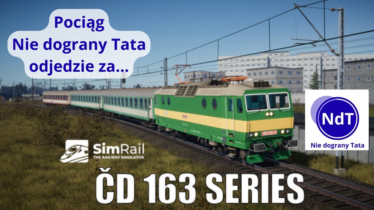 SimRail - The Railway Simulator - #5 CD 163 Series 🇨🇿 | Testujemy maszynę i sprawdzamy zapis 💾
