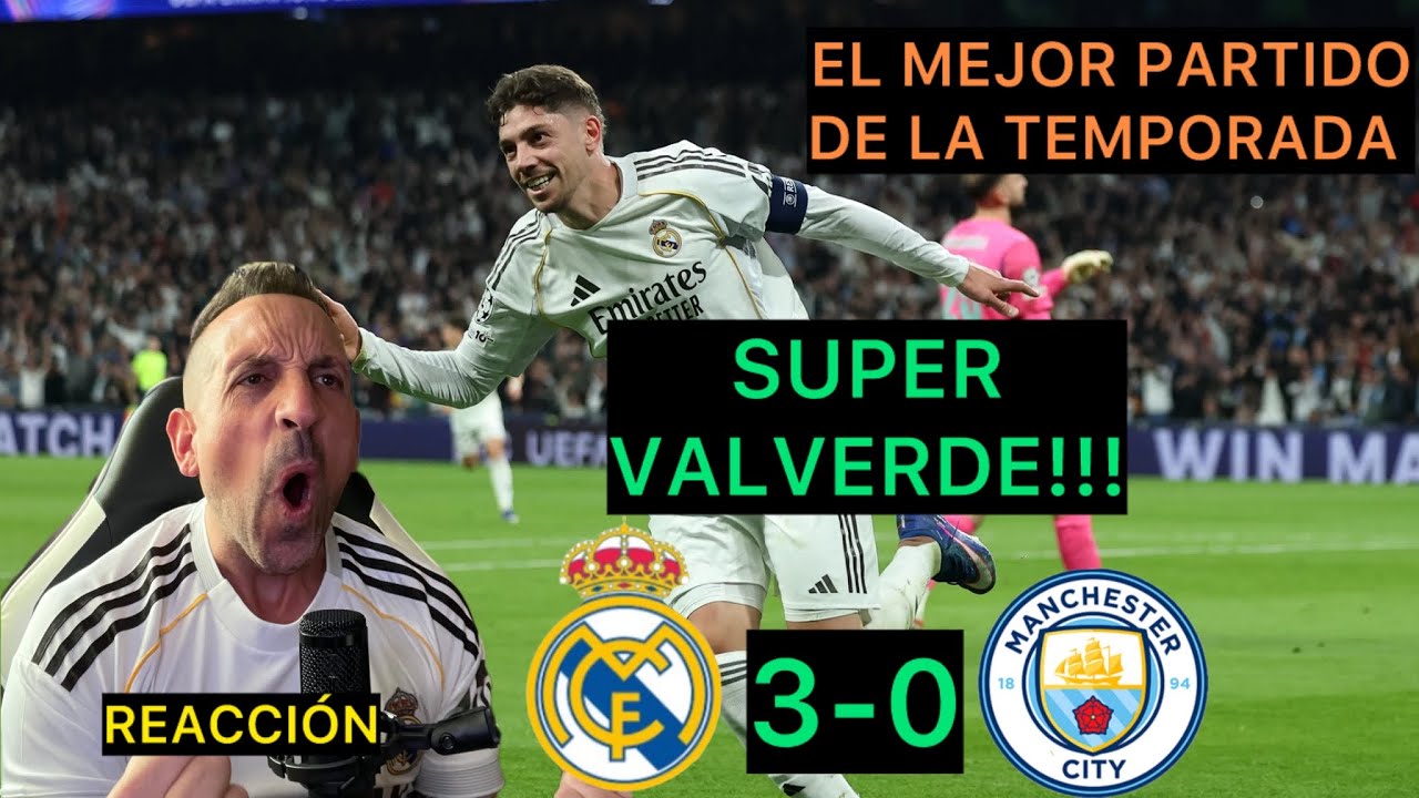 HINCHA DEL REAL MADRID REACCIONA AL 3-0 ANTE EL MANCHESTER CITY EN OCTAVOS DE CHAMPIONS!