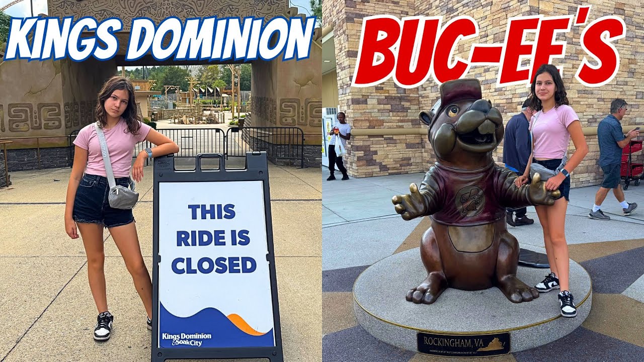 Kings Dominion + Мы посетили новый Buc-ee's в Вирджинии!