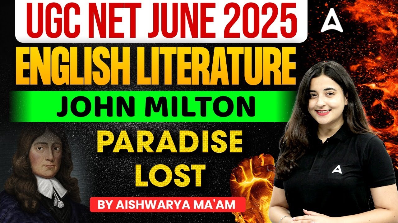 UGC NET English Literature | John Milton Paradise Lost | By Aishwarya Ma’am