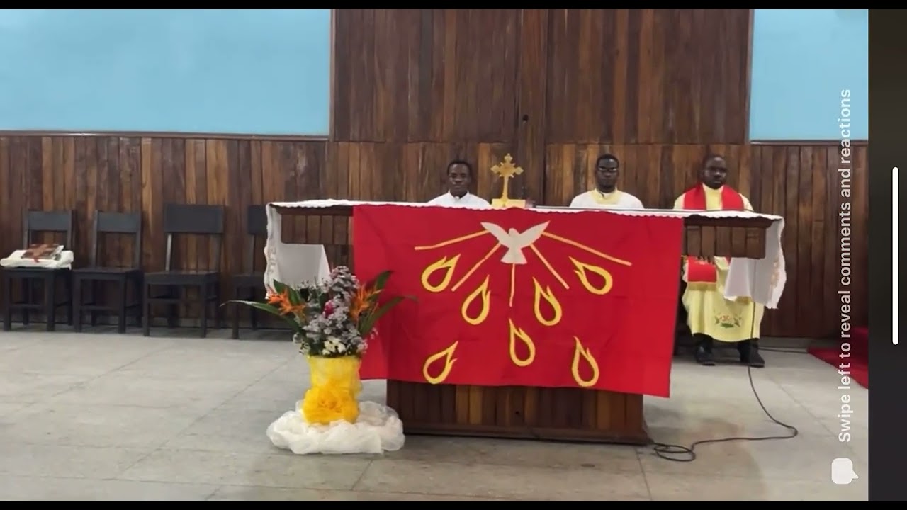 Dimanche du Pentecôte, paroisse notre dame d’Afrique lemba