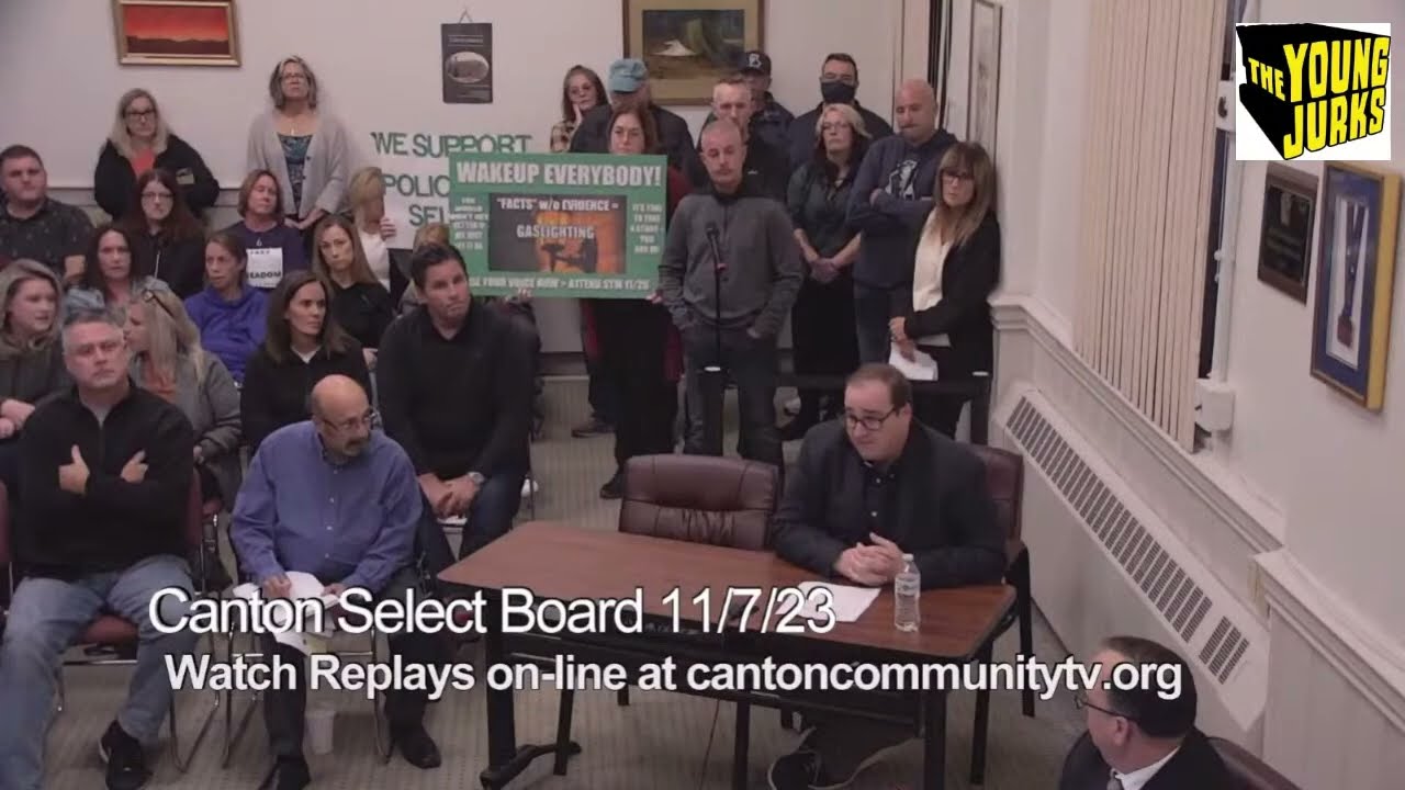 Canton Select Board Meeting, 11/7/2023