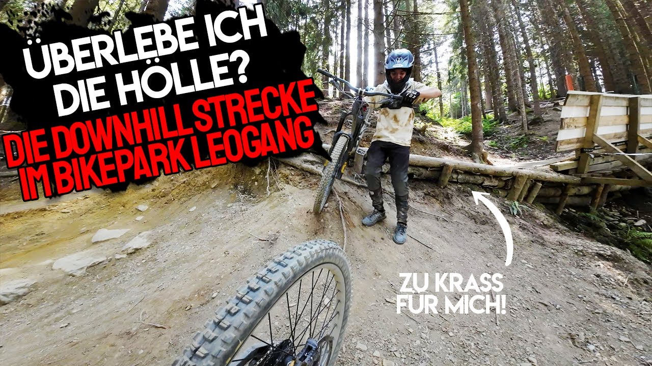 WELTCUP DOWNHILL STRECKE BIKEPARK LEOGANG 2023 | Überlebe ich den Speedster, Valis Hölle & Hangman?