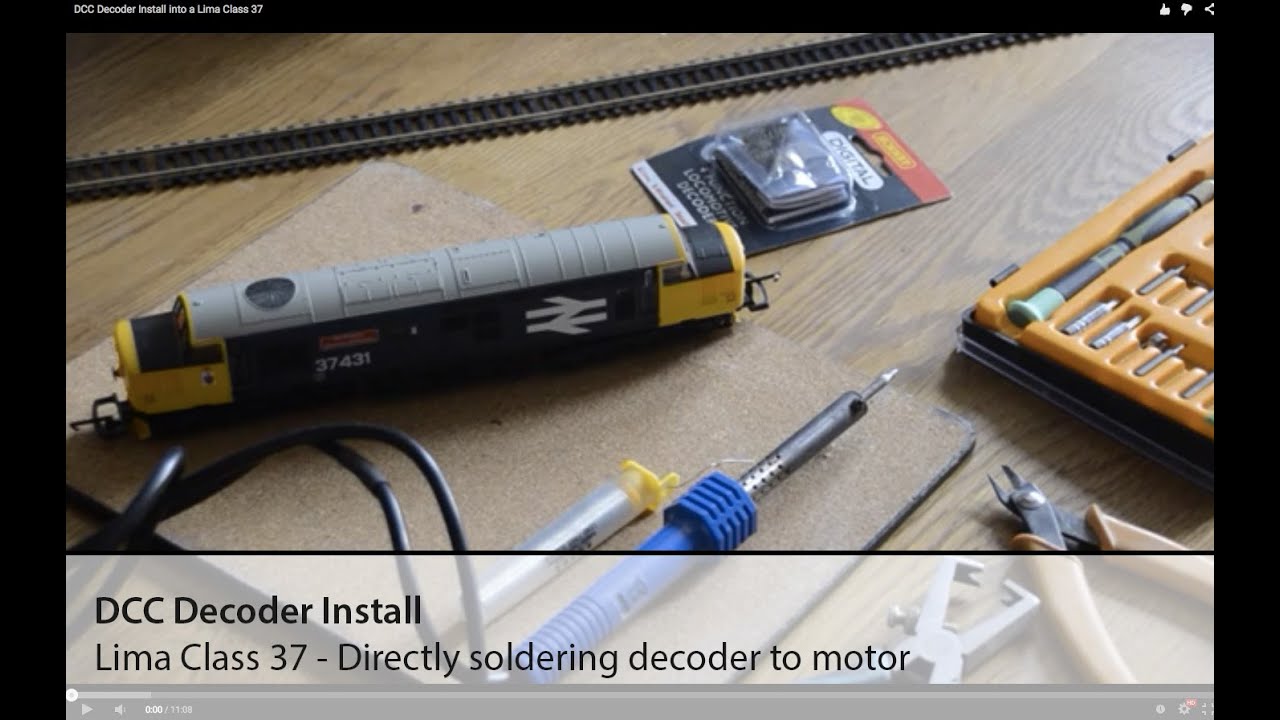 DCC Decoder Install into a Lima Class 37