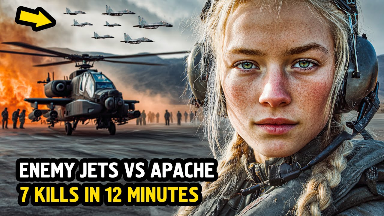Enemy Jets Surrounded Her Apache Helicopter — Until Female Pilot Shot Down 7 Jets and...