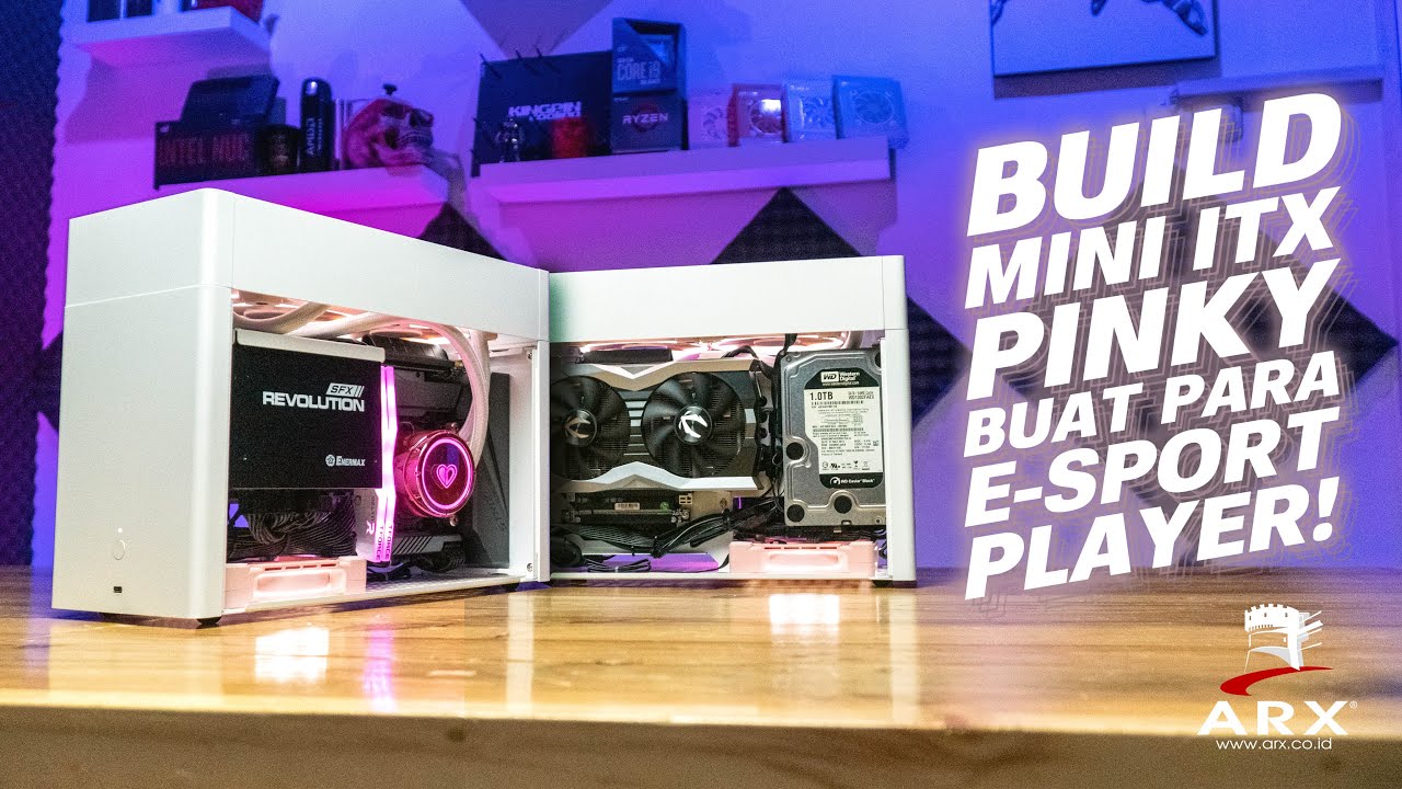RAKIT MINI PC GAMING PINKY 20 JUTAAN | Pink & White Mini PC Ft. Zotac Gaming RTX 2060 Super Mini 8GB