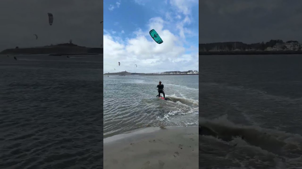 Kite Surfing At Half Moon Bay