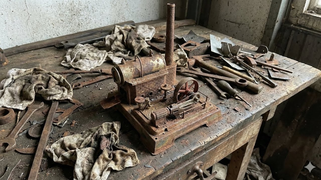 Found Rusted 1960s Steam Engine in Trash - Will It Run? 🚂🔥