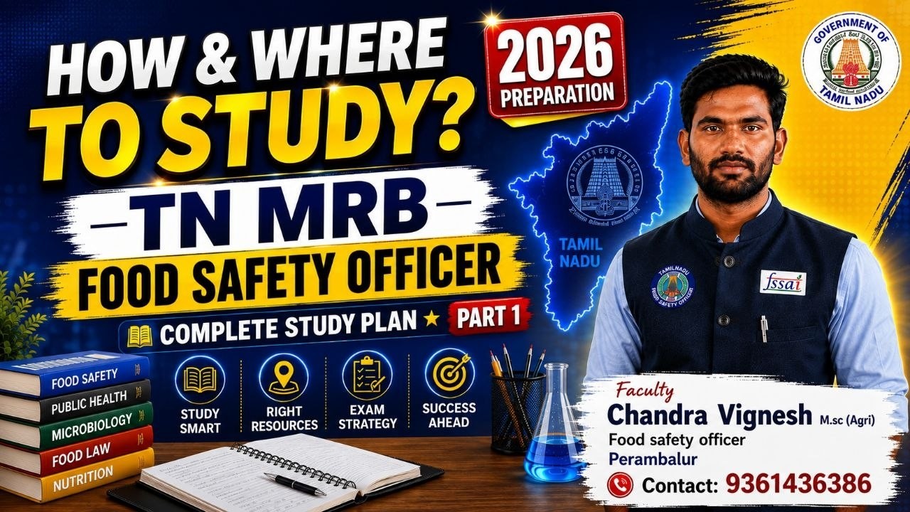 TN MRB FSO 2026 | How & Where to Study? Unit1-3 | How to crack FSO Exam | Complete Guidance | Part 1