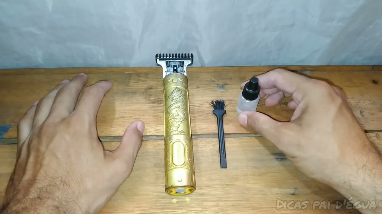 OLÉO E PINCEL DA MÁQUINA T9, VEJA COMO USAR DA FORMA CORRETA #review #barbeador #passoapasso
