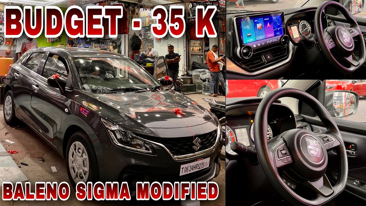Maruti Baleno Sigma Modified Under 35K 🔥 Baleno Modified ✅ Baleno Modification ✅ New Baleno 2024 ✅