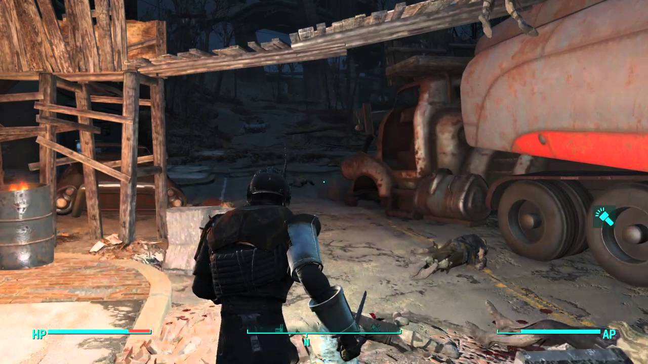 Fallout 4 - How to Glitch Out of Map