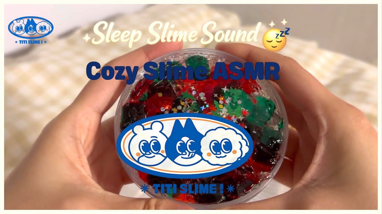 늦은 크리스마스의 잔잔한 슬라임🎄Deep Sleep Slime ASMR (No Talking) | Cozy Bed Sounds