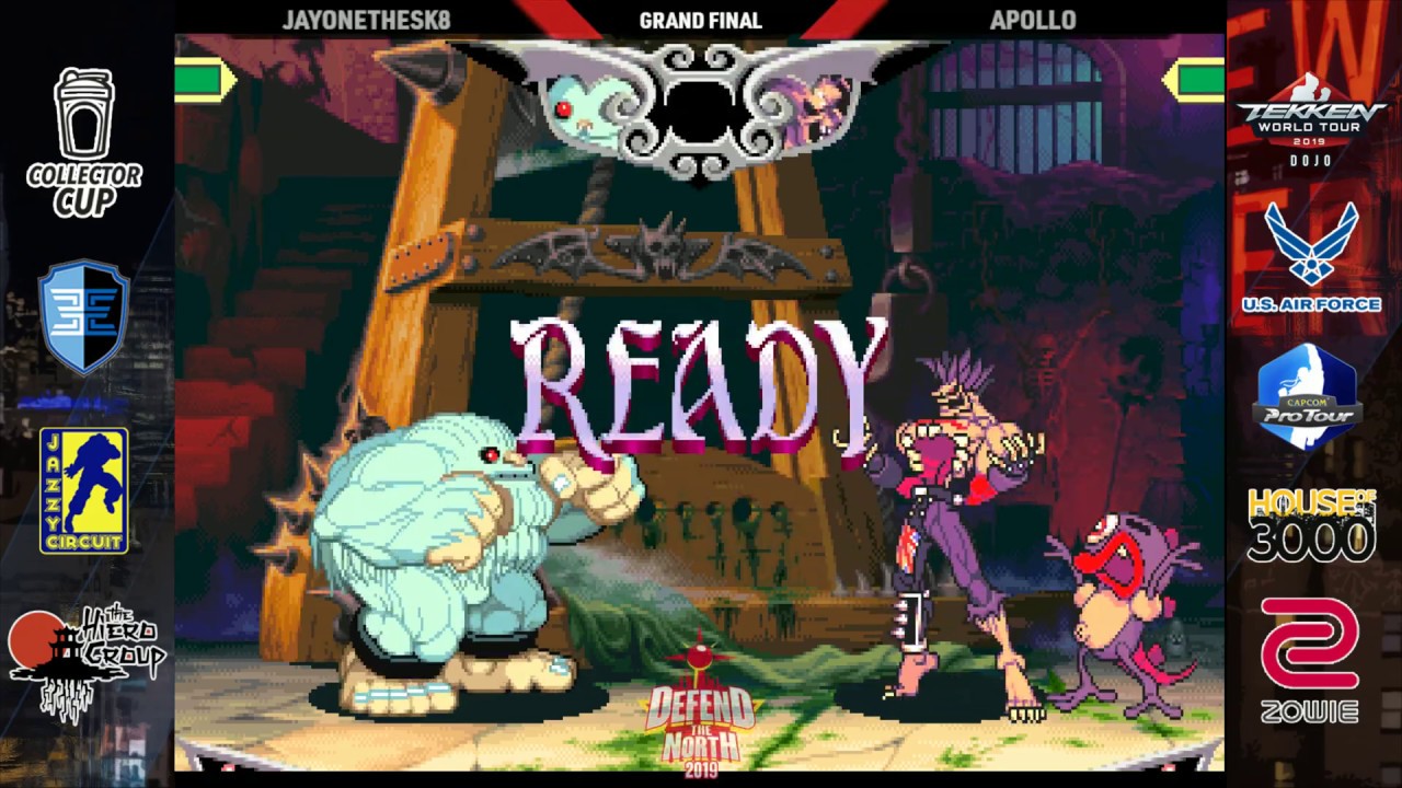 Vampire Savior - Grand Finals JayOnetheSk8 (Sasquatch) vs. Apollo (L. Rapter) @Defend the North 2019