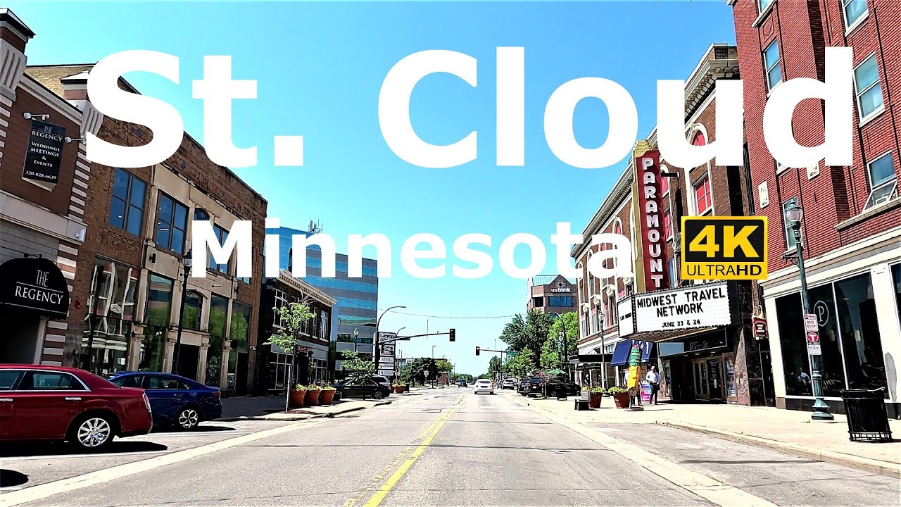 St. Cloud, Minnesota 🇺🇸 Road Trip 4K