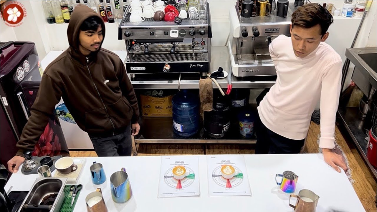 Latteart Tulip | Comment below Winner - 1. Brown Hoodie and 2. White Hoodie | Battle | Student Pour