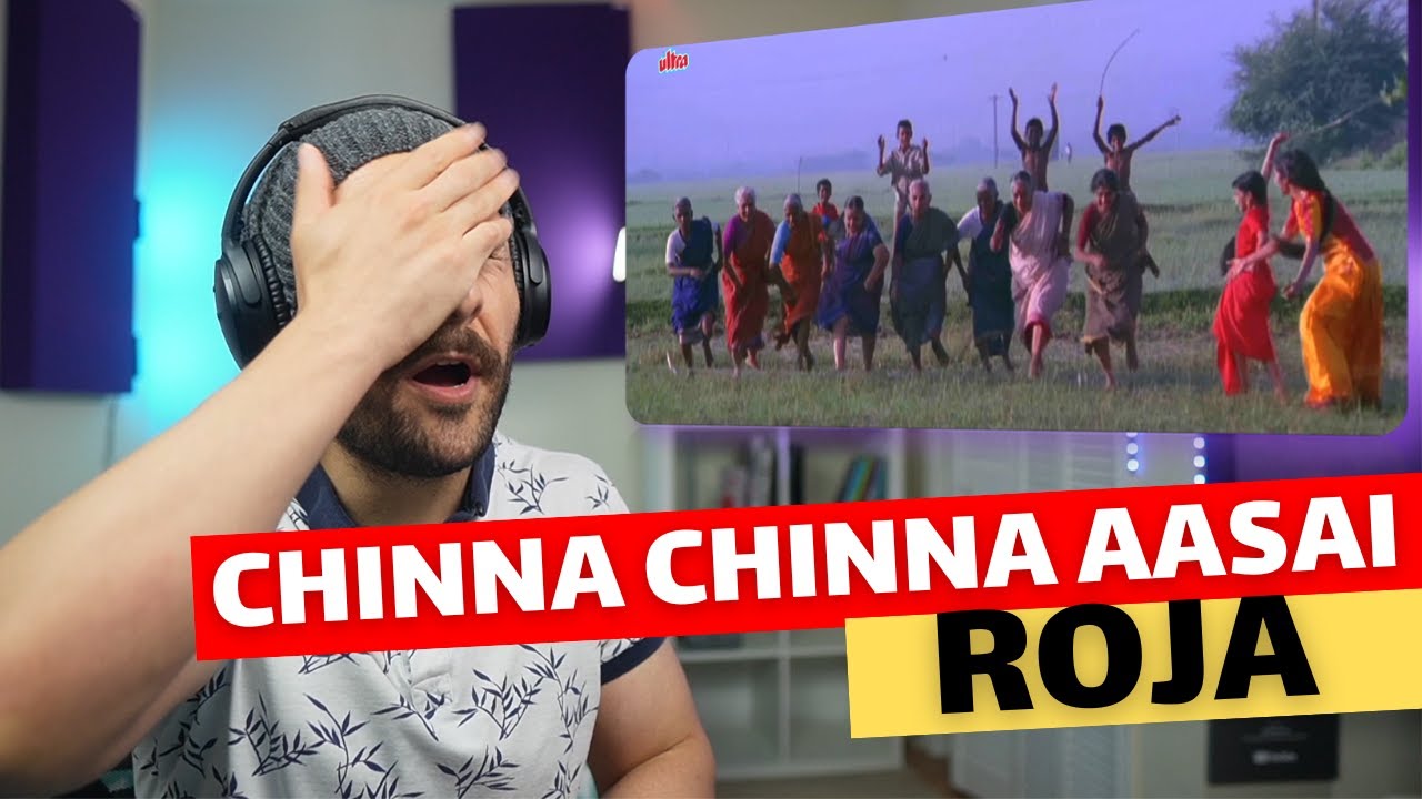 🇨🇦 CANADA REACTS TO Chinna Chinna Aasai - A R Rahman - Madhoo - Roja - Tamil Video Song reaction