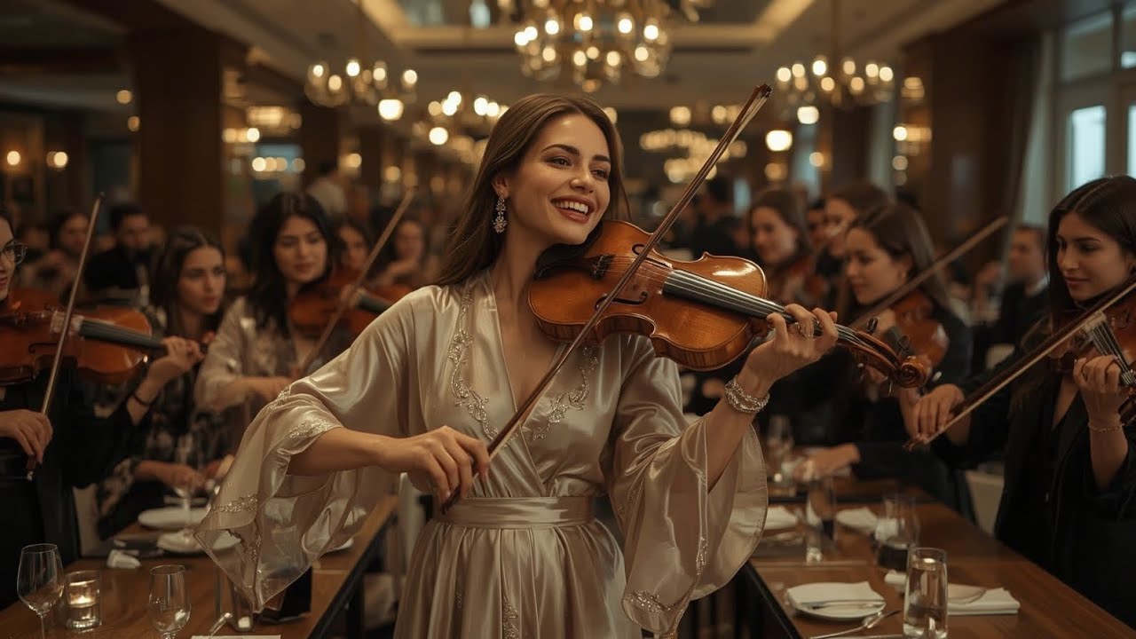 ✨ Luxury Violin  Performance 🎻 &ndash; Elegant Romantic Instrumental Music in Golden Light Ambience 🌙