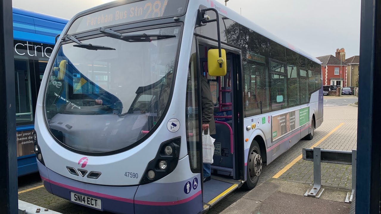 First Solent | SN14 ECT 47590 | 28 to Fareham Bus Station Part 1 