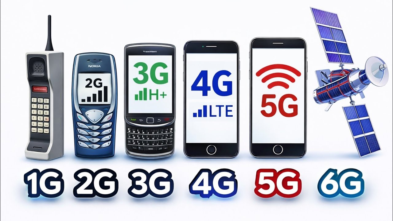 Ogni rete mobile spiegata in 8 minuti