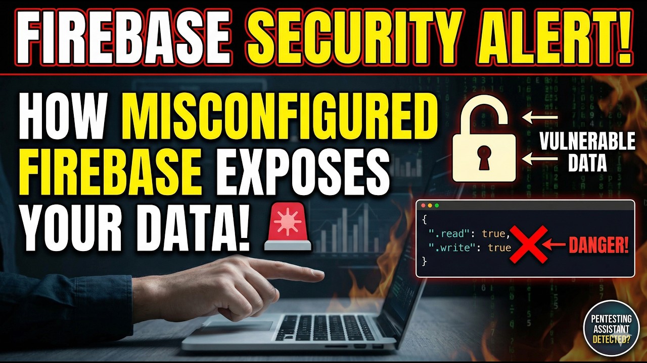 🚨 How Misconfigured Firebase Leads to Critical Vulnerabilities 🚨