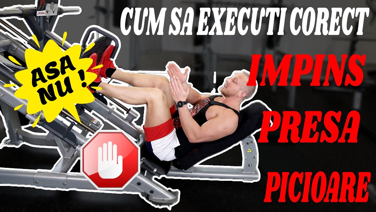 Impins la presa picioare - Cum sa executi corect ?!
