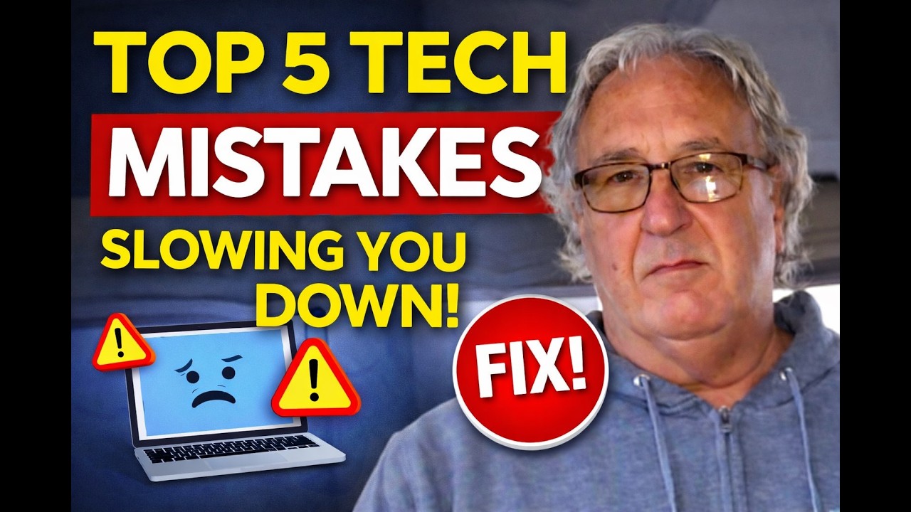 Top 5 Tech Mistakes slowing you down