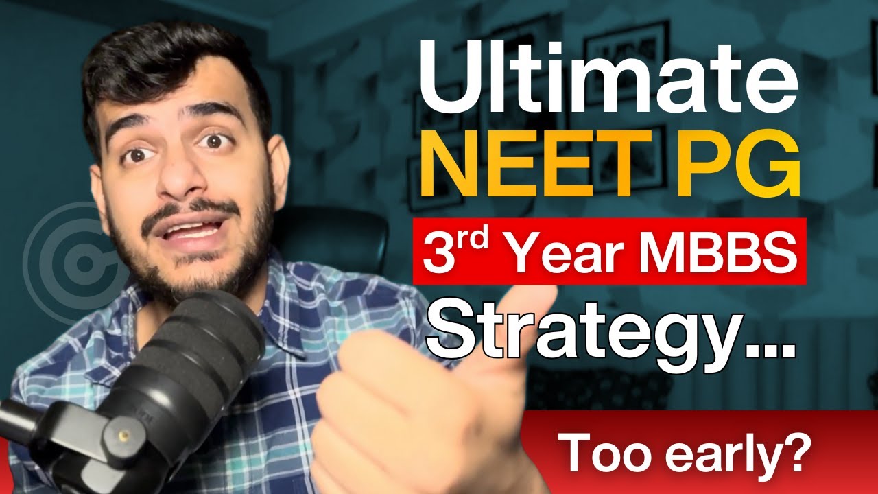 ROADMAP - How to Prepare for NEET PG from 3rd Year along with University Exams?