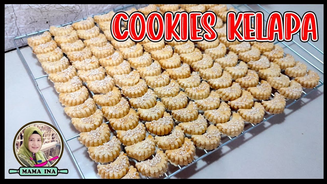 Kue kering lebaran 2023, cookies kelapa dengan bahan tepung hunkwe, lembut renyah ngeprul