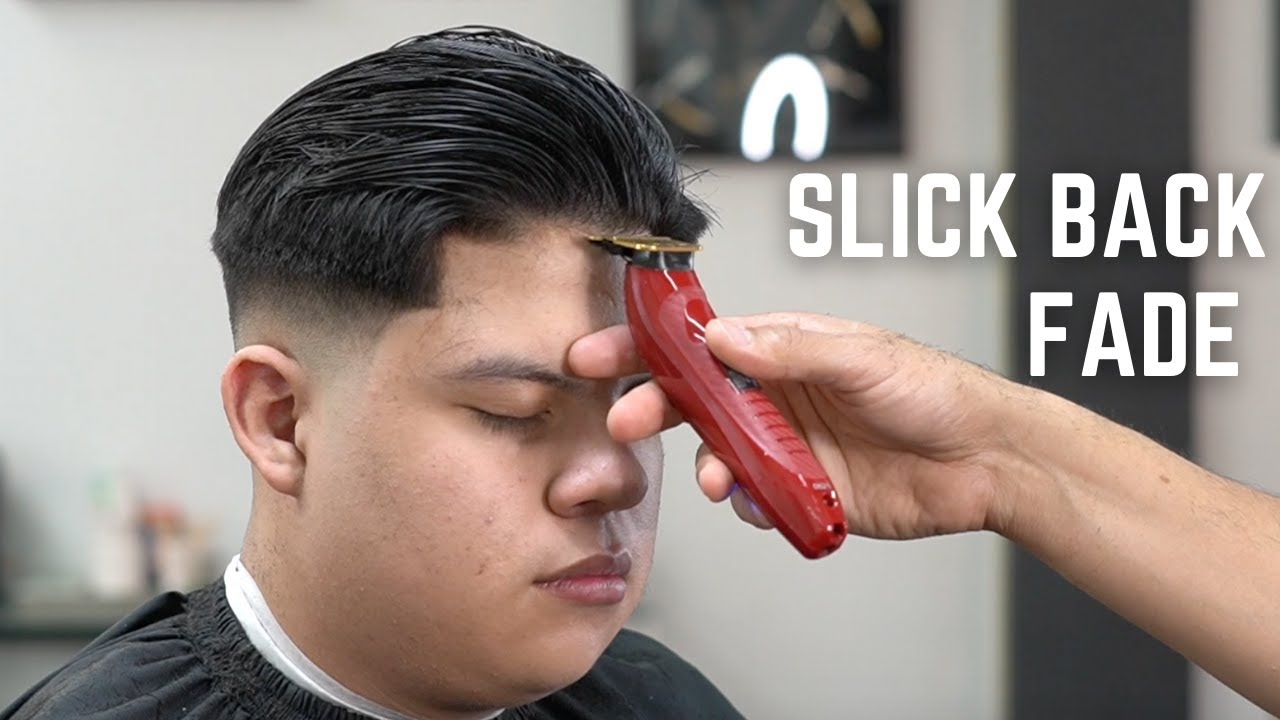 Учебное пособие по стрижке Skin Fade Slick Back