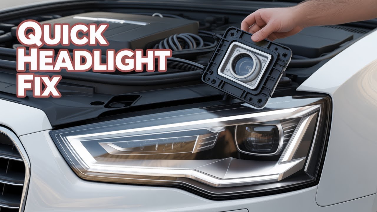 FIX Your 2008-2012 Audi A5 Headlight Module IN MINUTES!