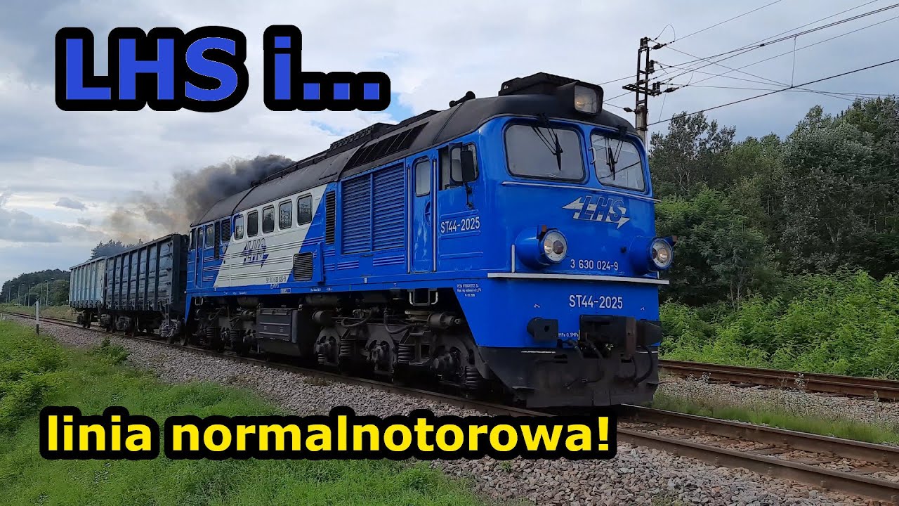 LHS i pociągi w Staszowie!