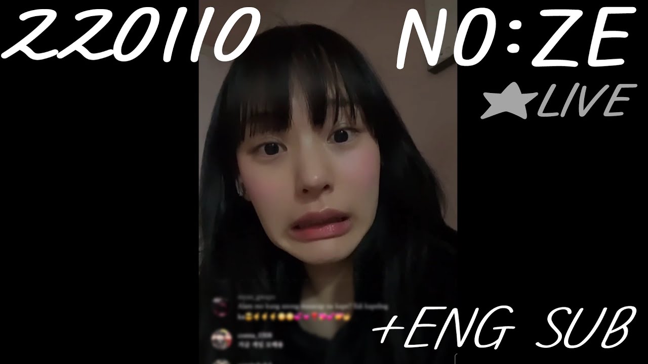 (Eng sub) 220110 노제 인스타 라이브 NO:ZE Instagram Live