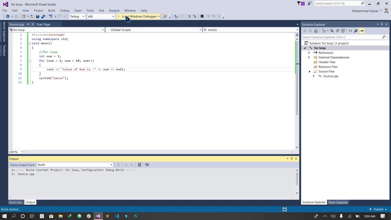 For Loop In C++