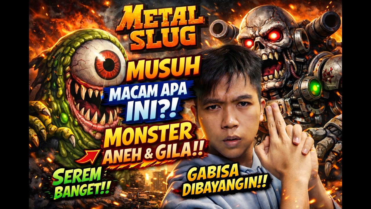 😳 Ini Monster atau Alien?! Boss Metal Slug Paling Gila!