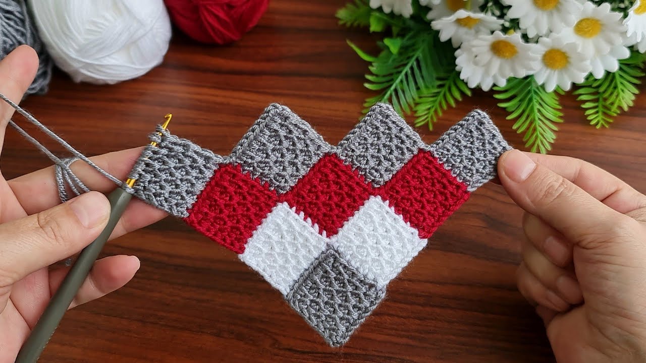 Wow! 😇 Amazing.. Super Easy how to make eye catching tunisian crochet.Everyone who saw it loved it