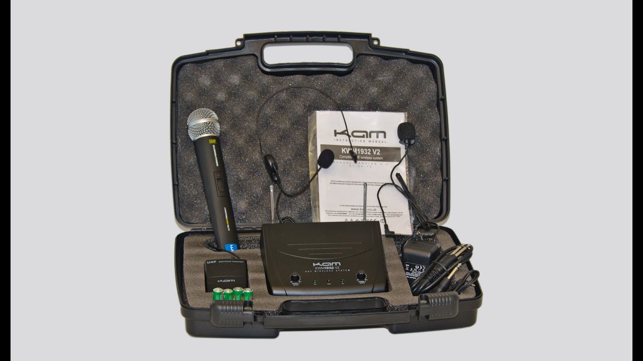 KAM KWM 1932 V2 Wireless Microphone Kit