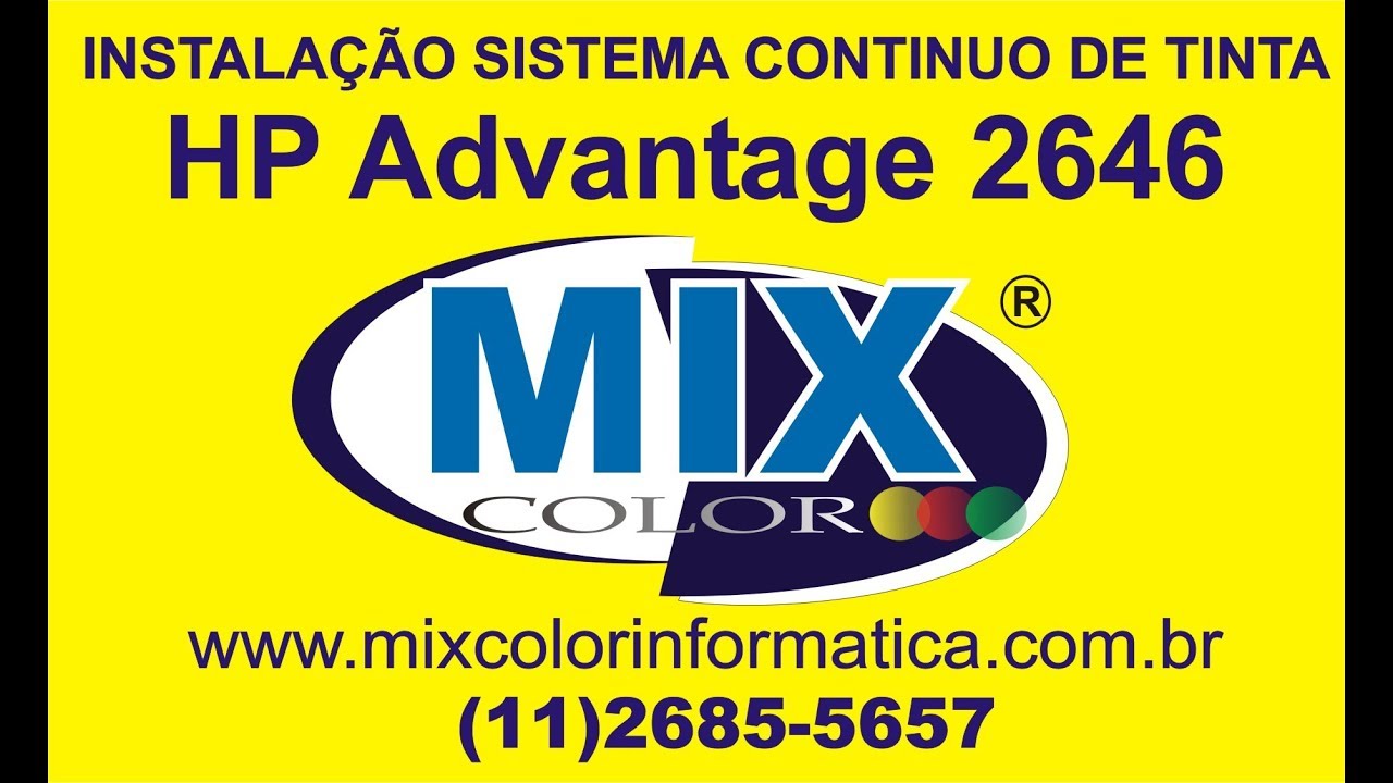INSTALAÇÃO COMPLETA BULK INK HP ADV 2646 RECARGA 662