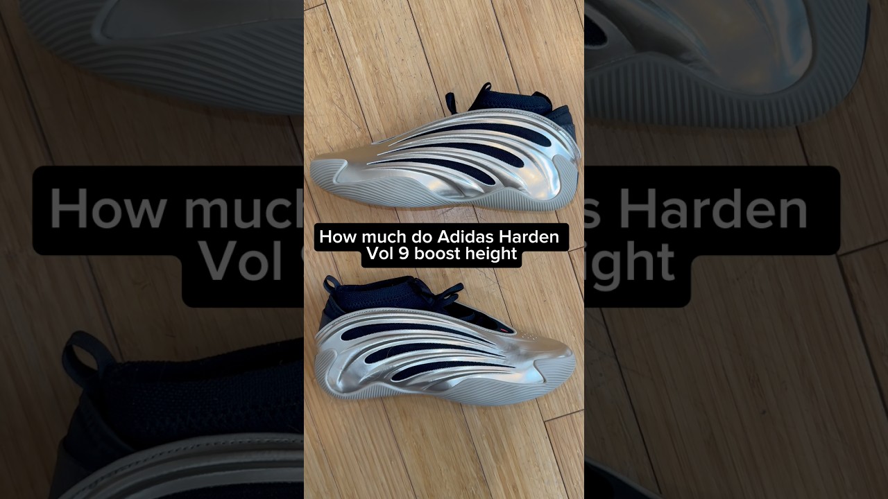 How much do Adidas Harden Volume 9 boost height 