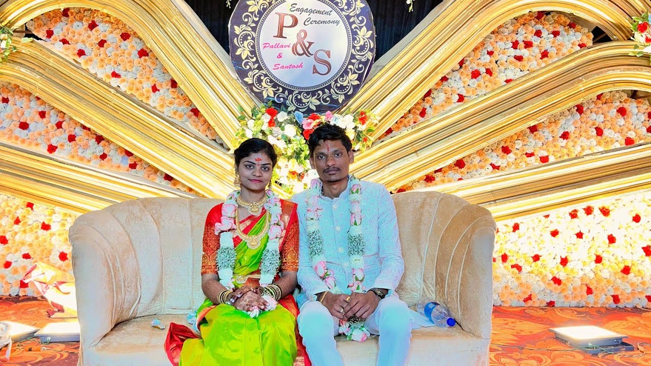 Santosh Pallavi Sutar Engagement A..... album.. Kannada Video 🤝🥰💍💍🥰