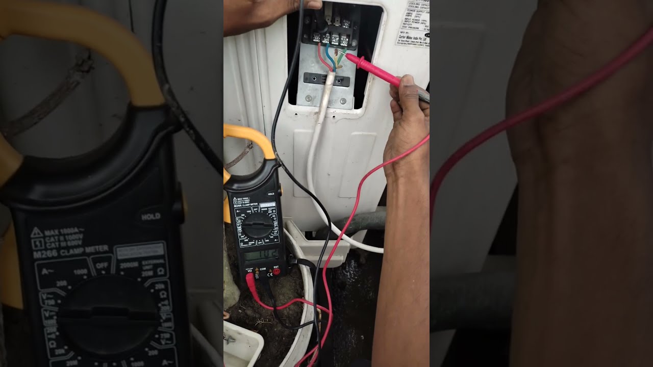 carrier Ac E1 error code check. communication check between indoor and outdoor pcb.