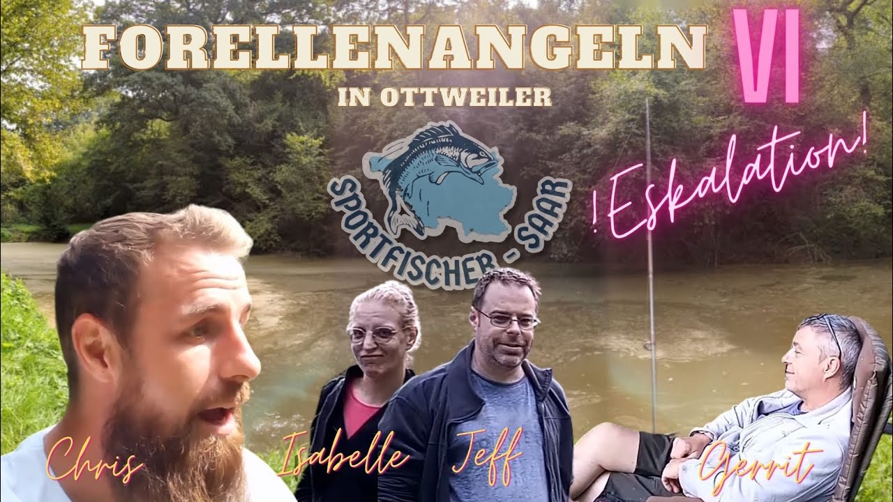 So viele Bisse!!!Forellen jagen, keschern und fangen im Forellenparadies Ottweiler-Saar