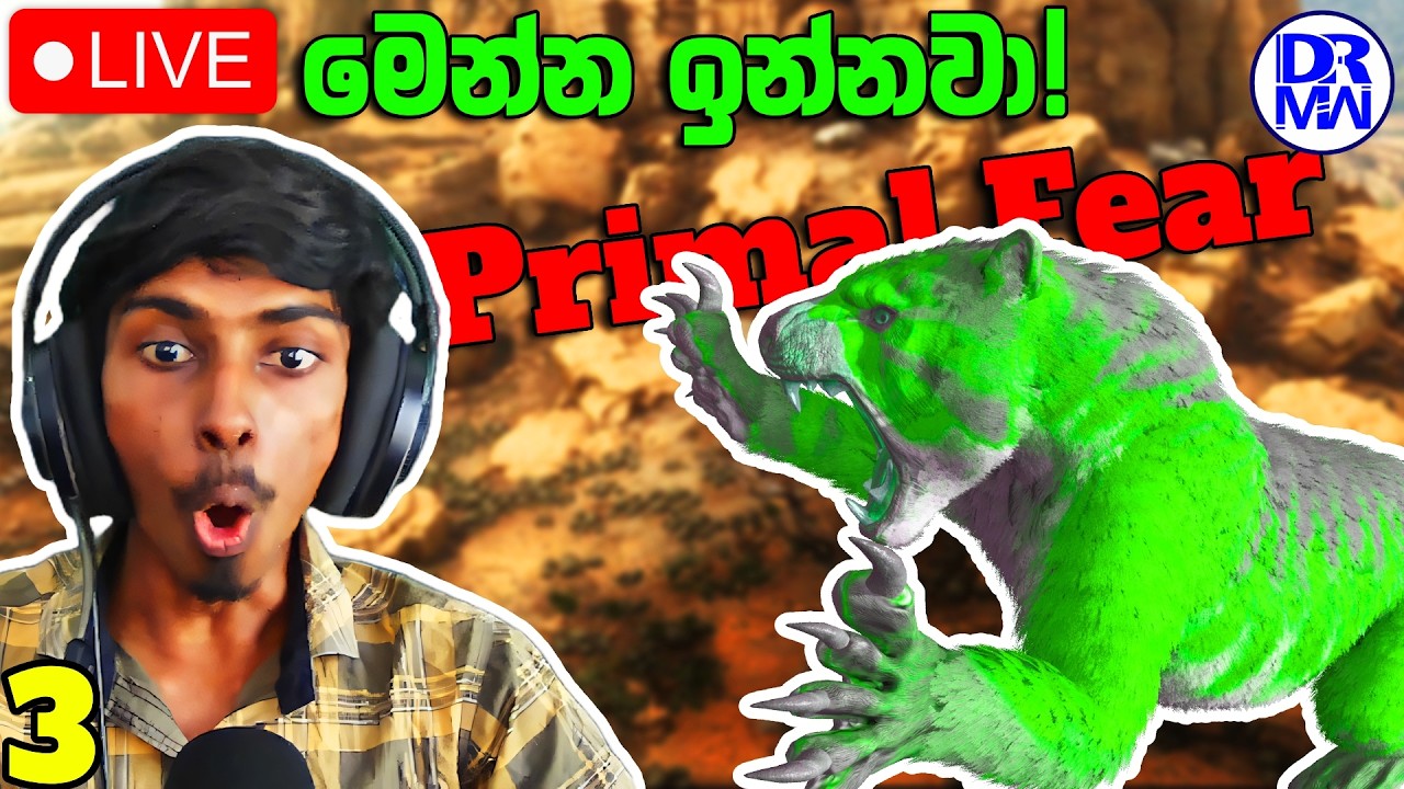 Toxic කට්ටිය අල්ලමු! | Ark Survival Primal Fear mod Grind Live | DR MaxWave Gaming